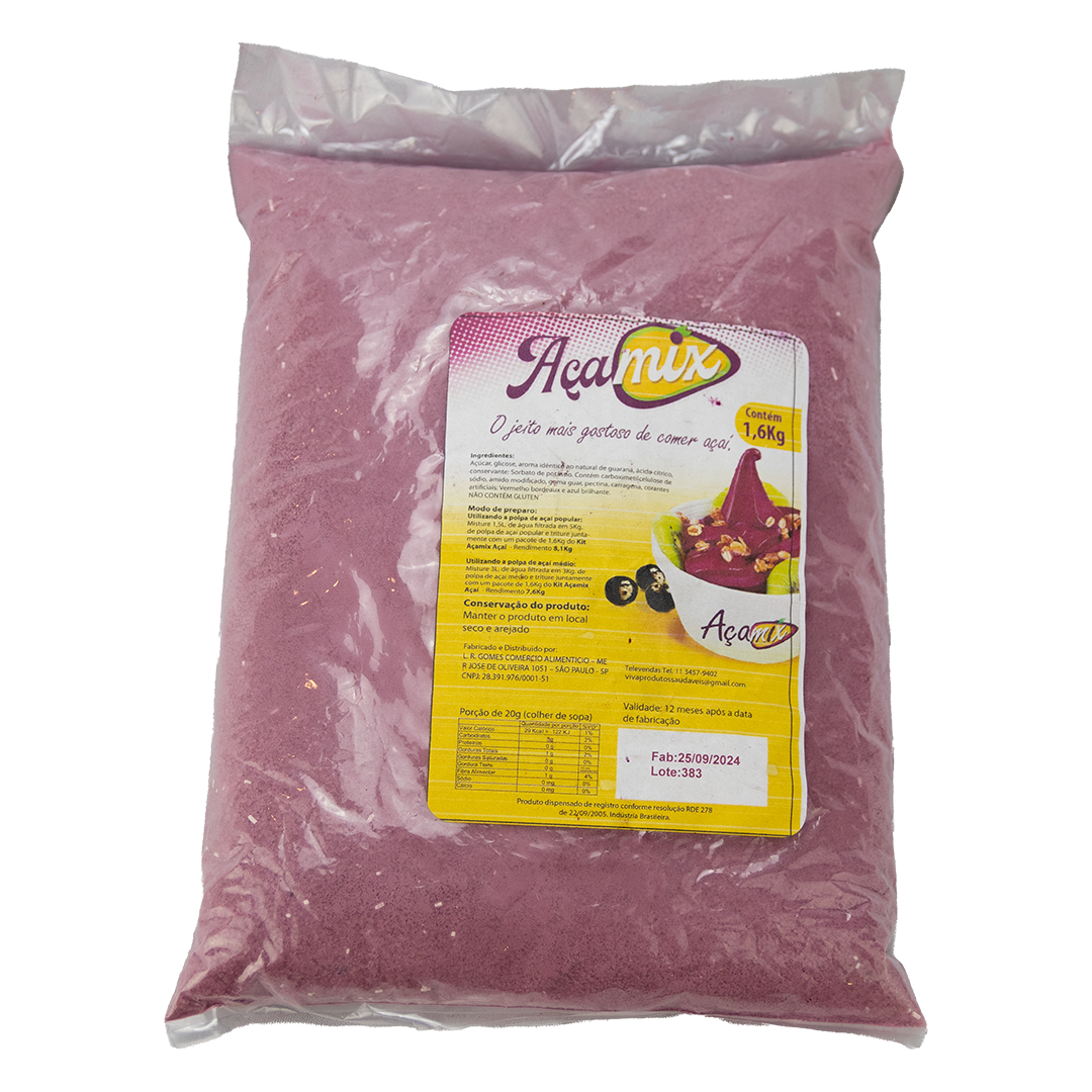 Base P/ Preparo de Açaí Açamix