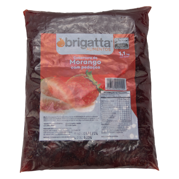 Cobertura de Morango C/ 1,1 Kg